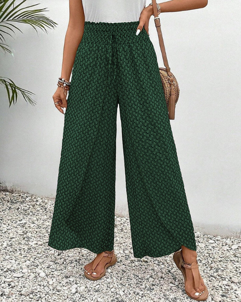 Maya | Women's Boho Printed High-Rise Trousers