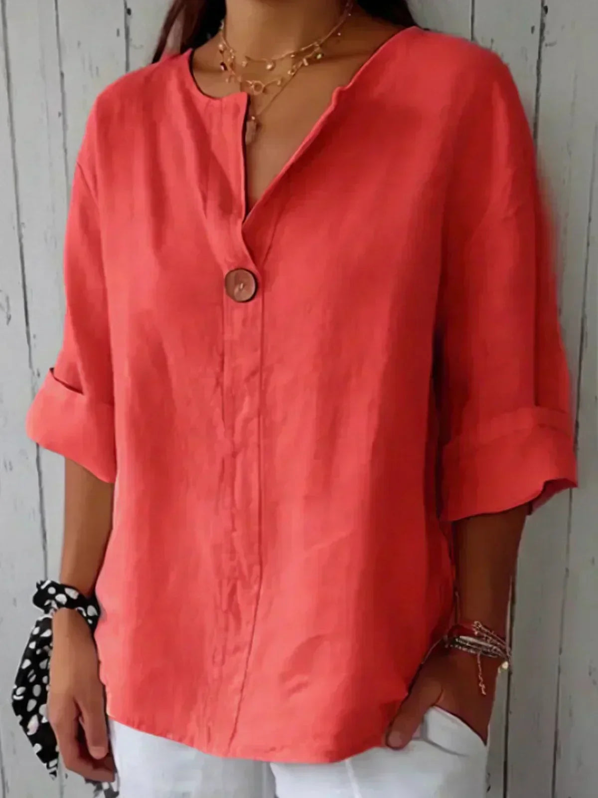 Anouk | Women's Relaxed Button Front Tunic