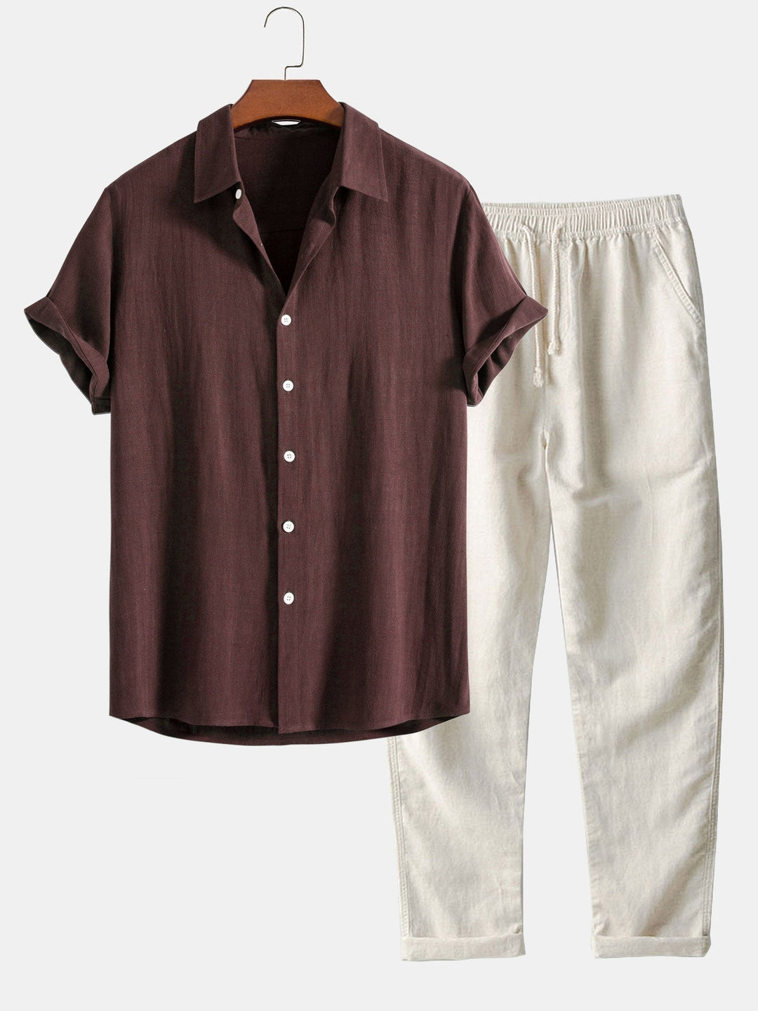 Ryan | Men's Summer Shirt And Trouser Co-Ord Set