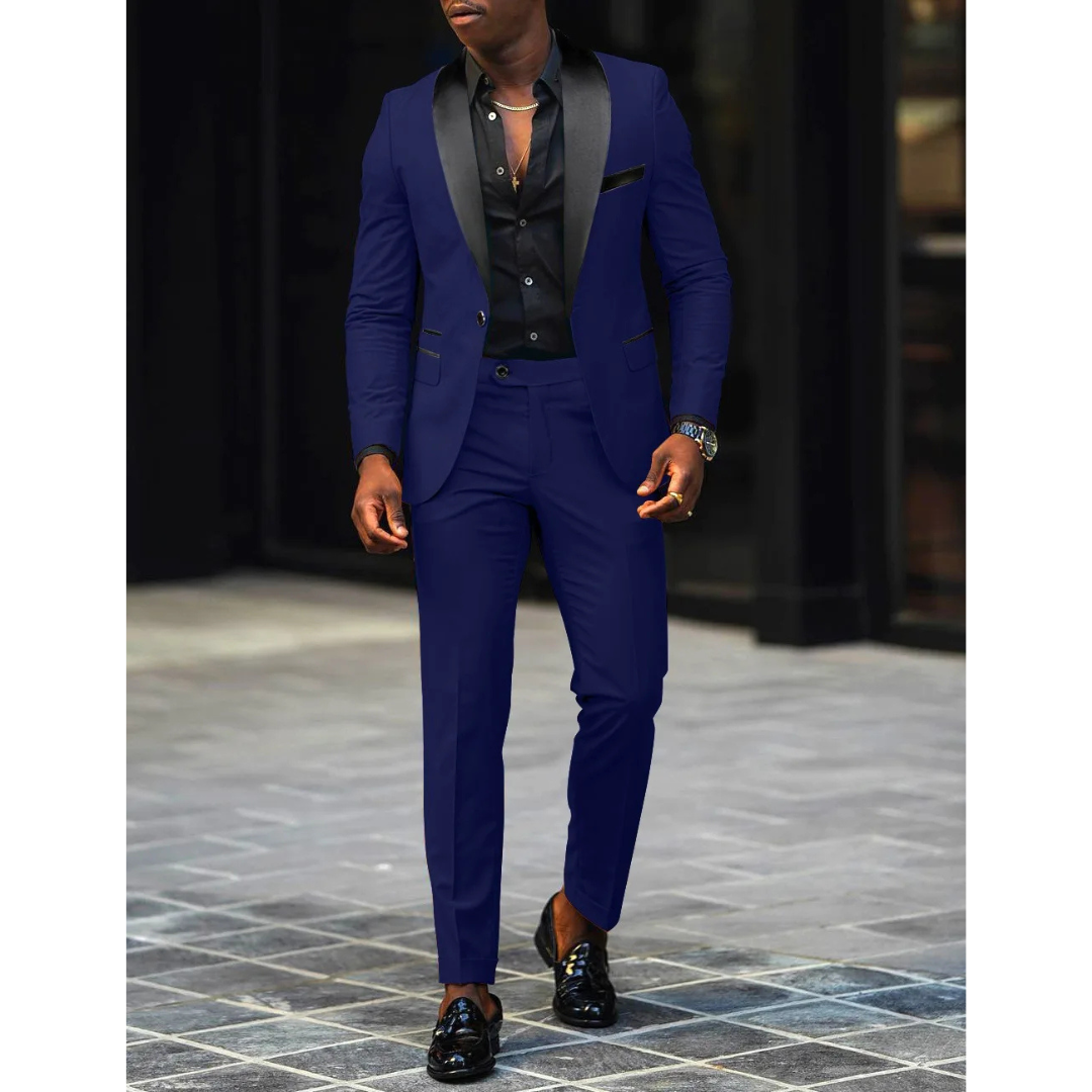 Oliver | Men's Slim Tailored Two-Piece Suit Set