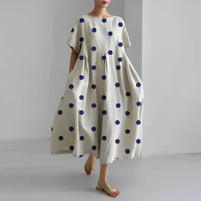 Mirelle | Women's Loose Fit Floral Boho Midi Dress