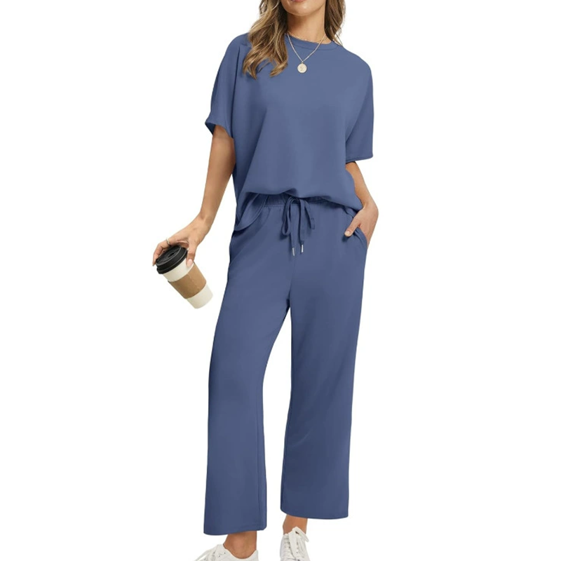 Elina | Women's Relaxed Two-Piece Lounge Set With Pockets