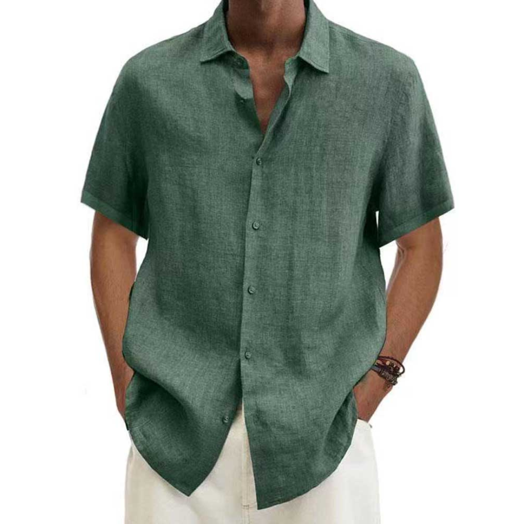 Miles | Men's Short Sleeve Beach Summer Shirt