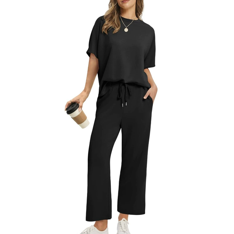 Elina | Women's Relaxed Two-Piece Lounge Set With Pockets