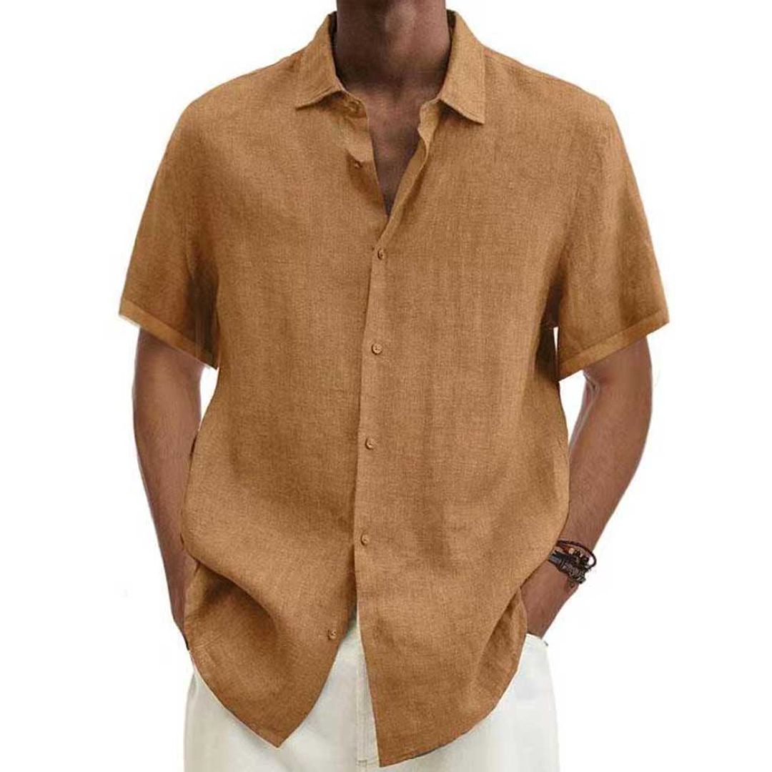Miles | Men's Short Sleeve Beach Summer Shirt