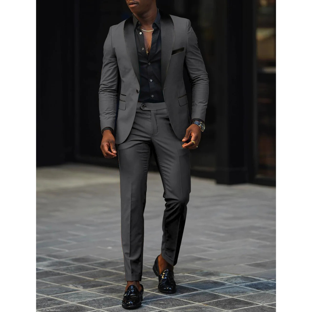 Oliver | Men's Slim Tailored Two-Piece Suit Set