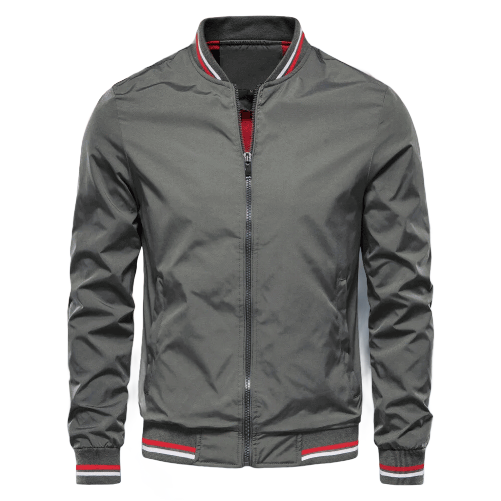 Marco | Men's Slim-Fit Classic Zip-Up Bomber Jacket