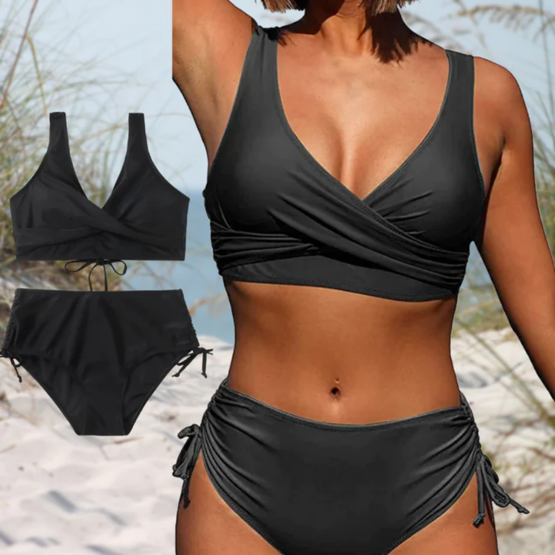 Zara | Women's High-Rise Wrap Bikini Set