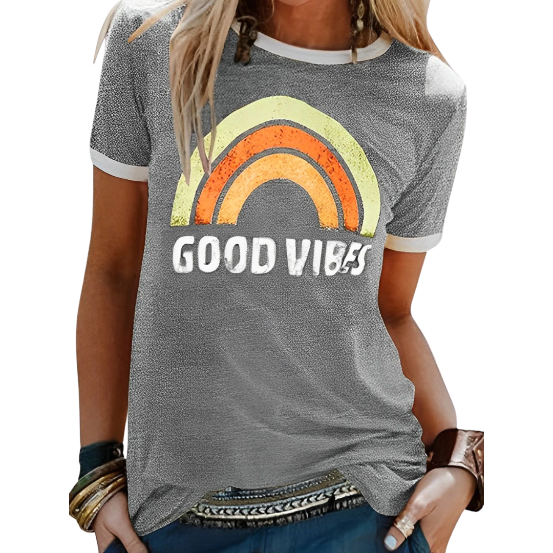 Polaris | Women's Vintage Style Graphic Crew Neck T-Shirt