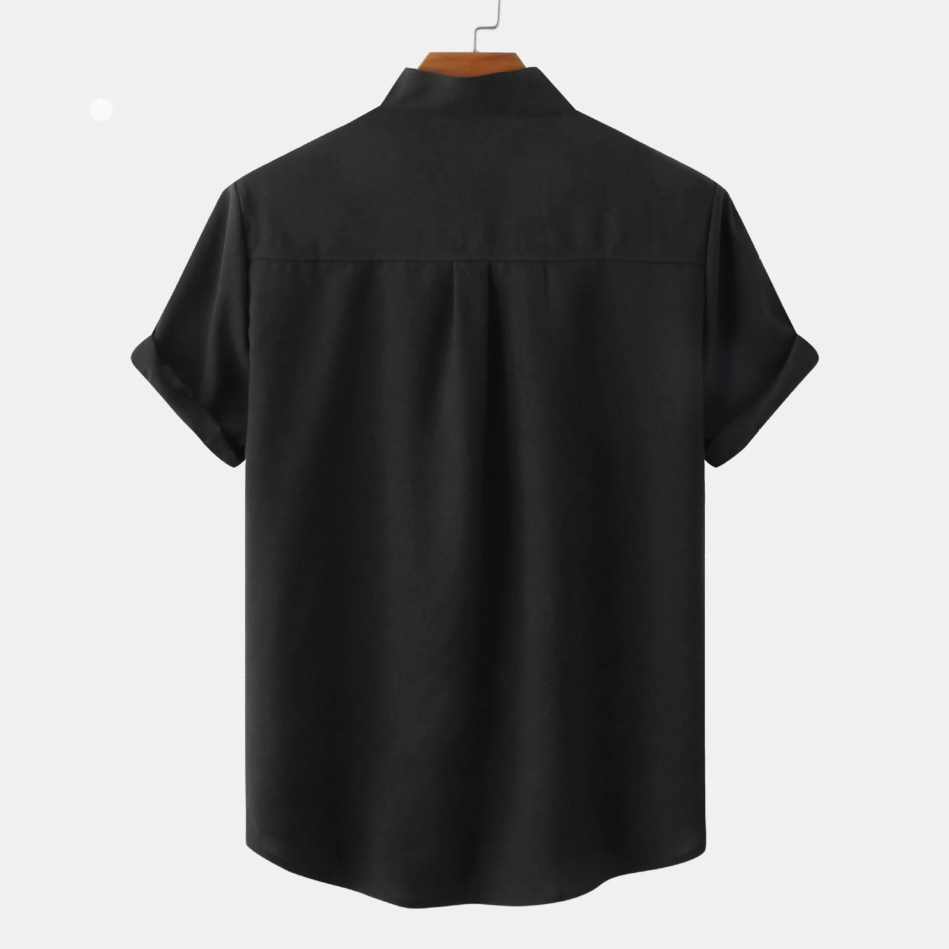 Aaron | Men's Stand Collar Button-Down Shirt