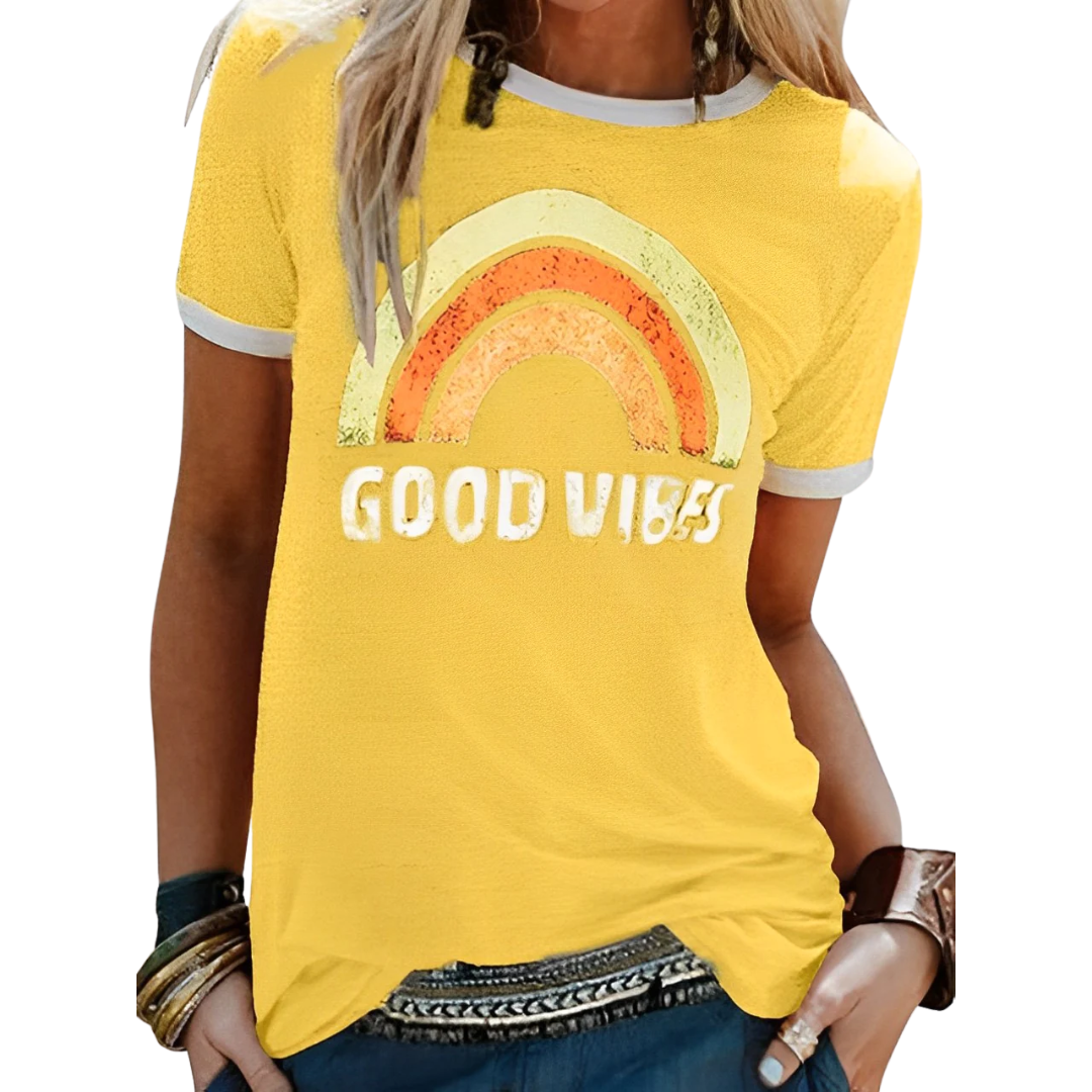 Polaris | Women's Vintage Style Graphic Crew Neck T-Shirt