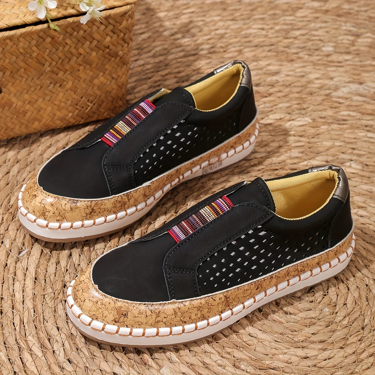 Sadie | Women's Perforated Slip-On Loafers