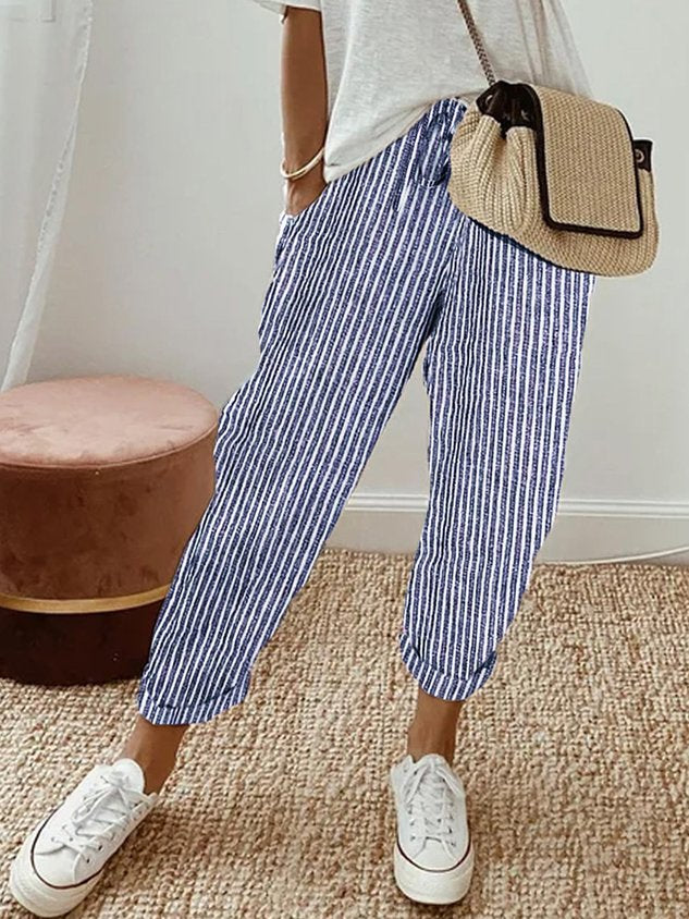Astra | Women's Linen Drawstring Pants