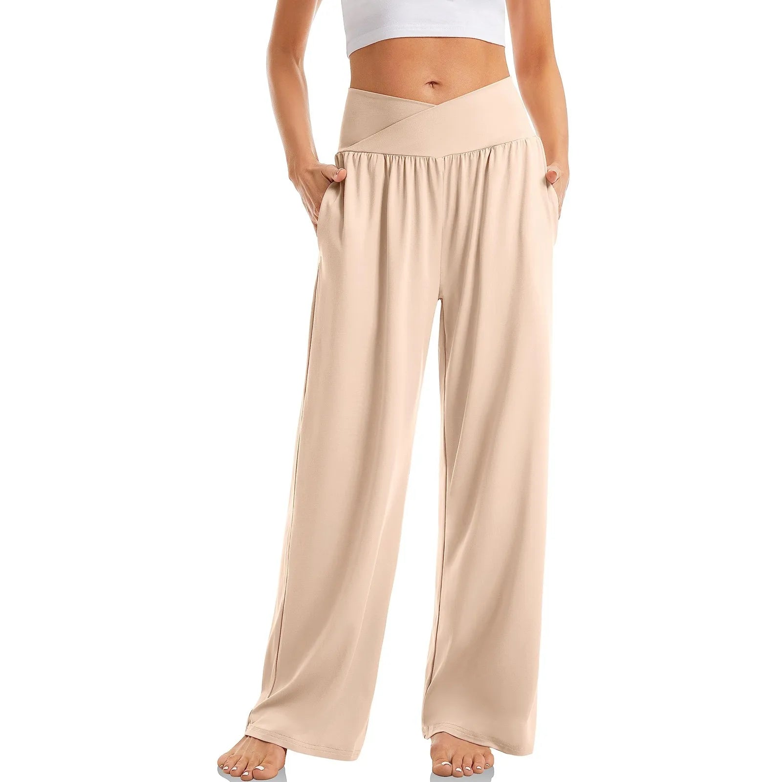 Soraya | Women's High-Rise Crossover Yoga Pants