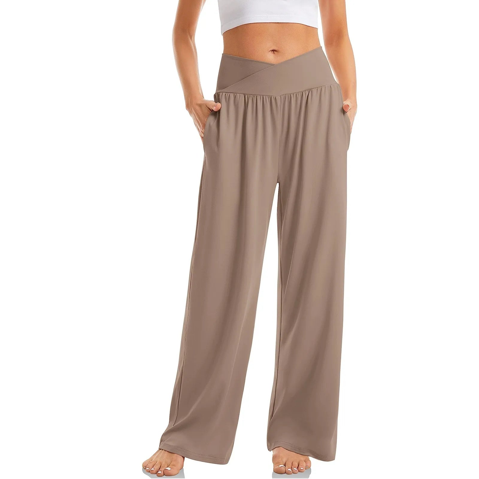 Soraya | Women's High-Rise Crossover Yoga Pants