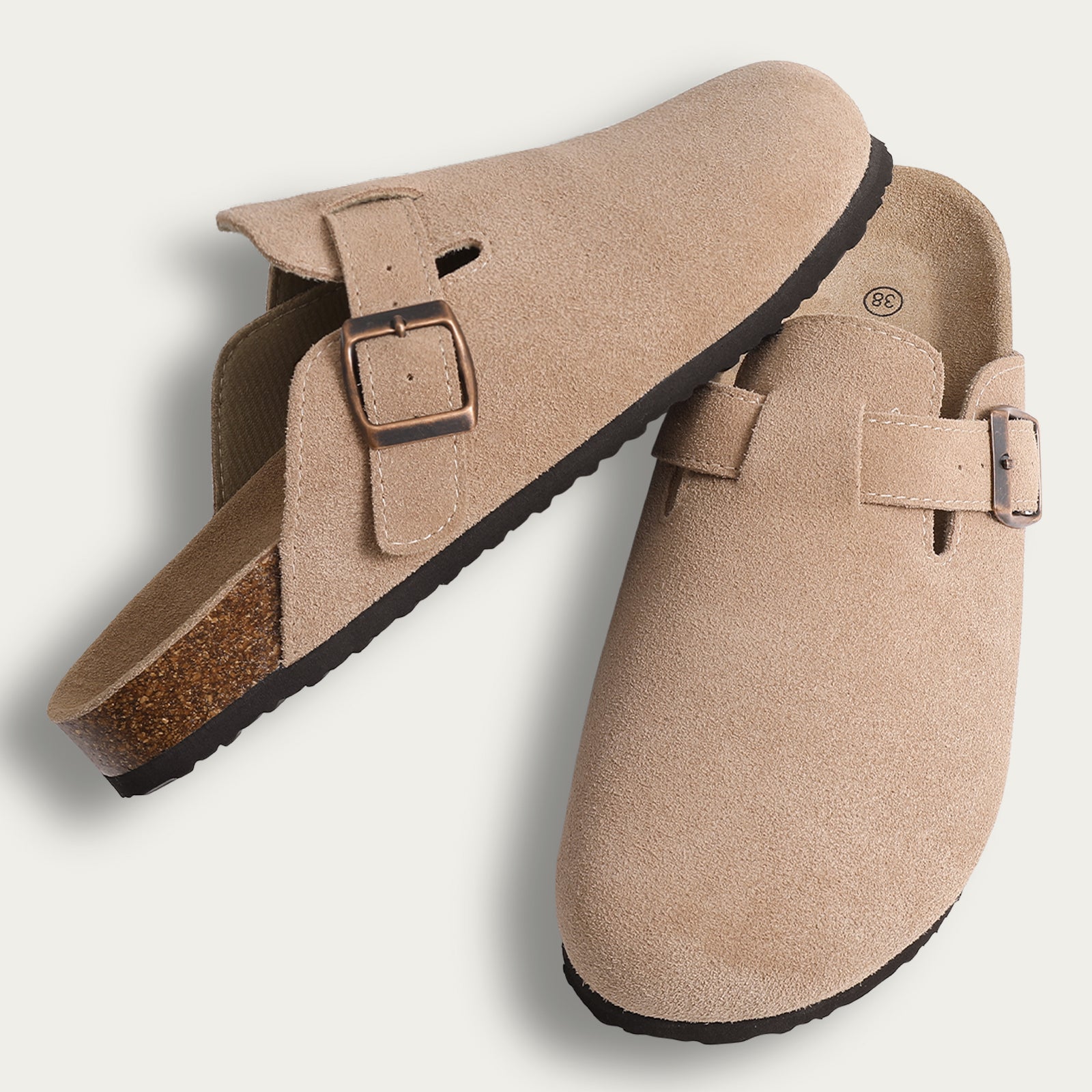 Mila | Women's Slip-On Buckle Strap Comfort Clogs