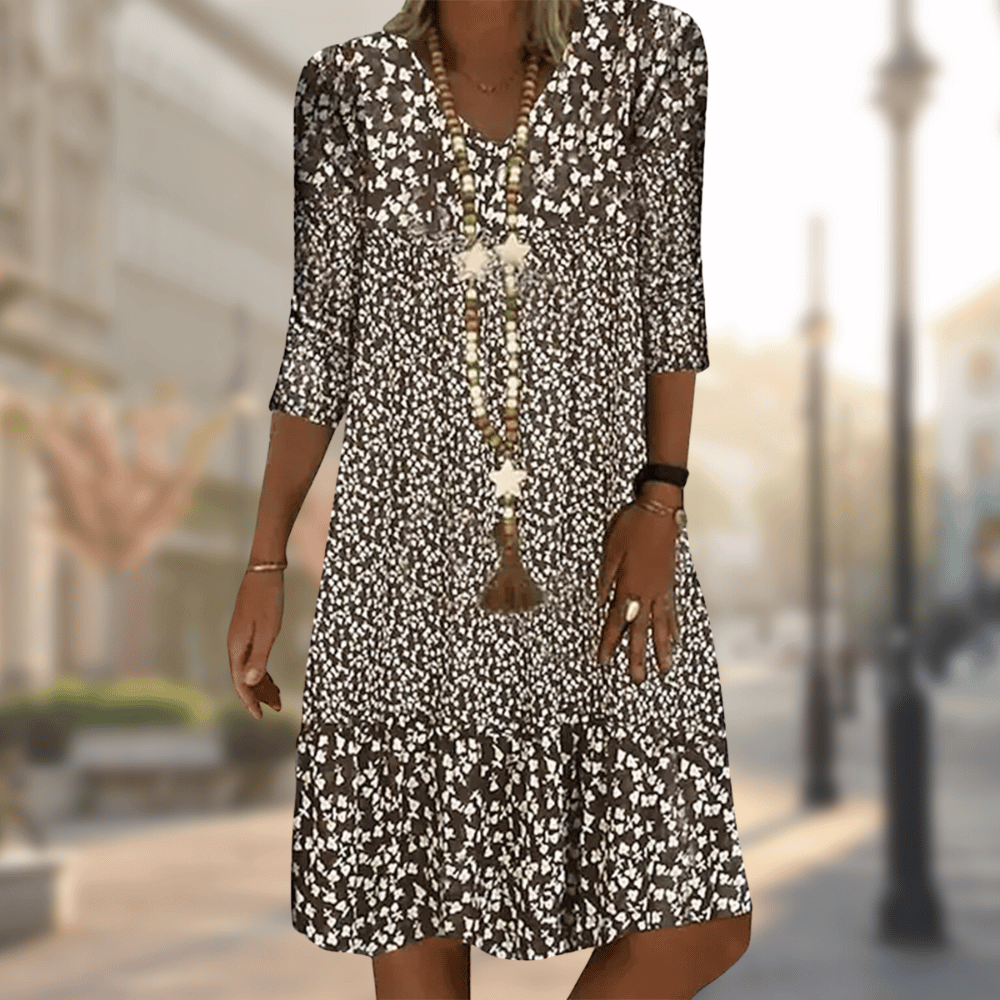 Lila | Women's Floral Tiered Summer Dress