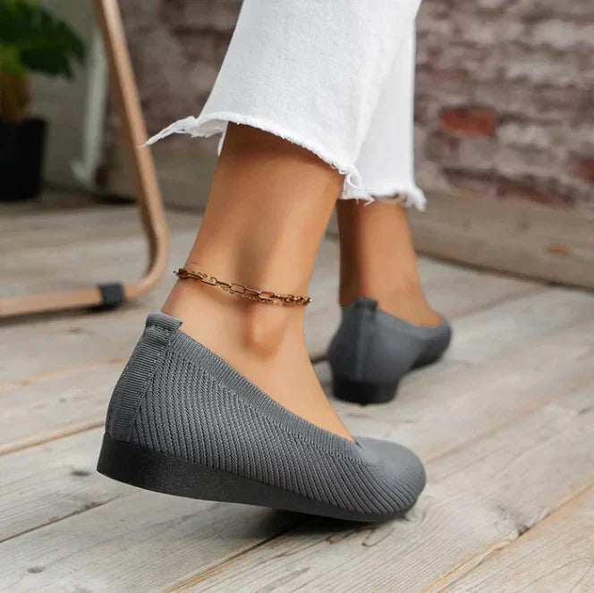 Daphne | Women's Knit Slip-On Ballet Style Flats
