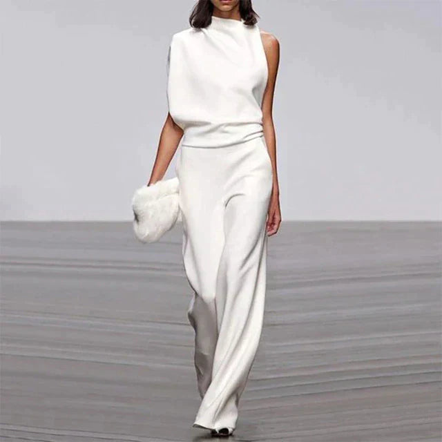 Sable | Women's One Shoulder Wide-Leg Outfit