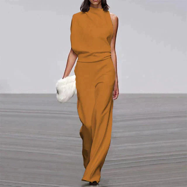 Sable | Women's One Shoulder Wide-Leg Outfit