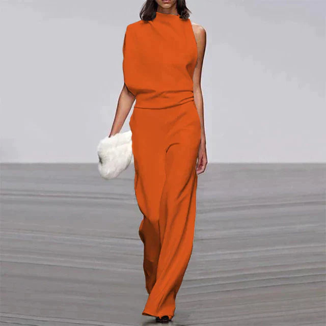 Sable | Women's One Shoulder Wide-Leg Outfit