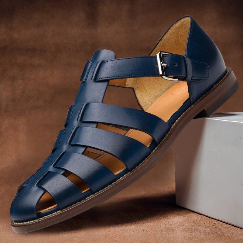 Soren | Men's Orthopedic Leather Fisherman Sandals