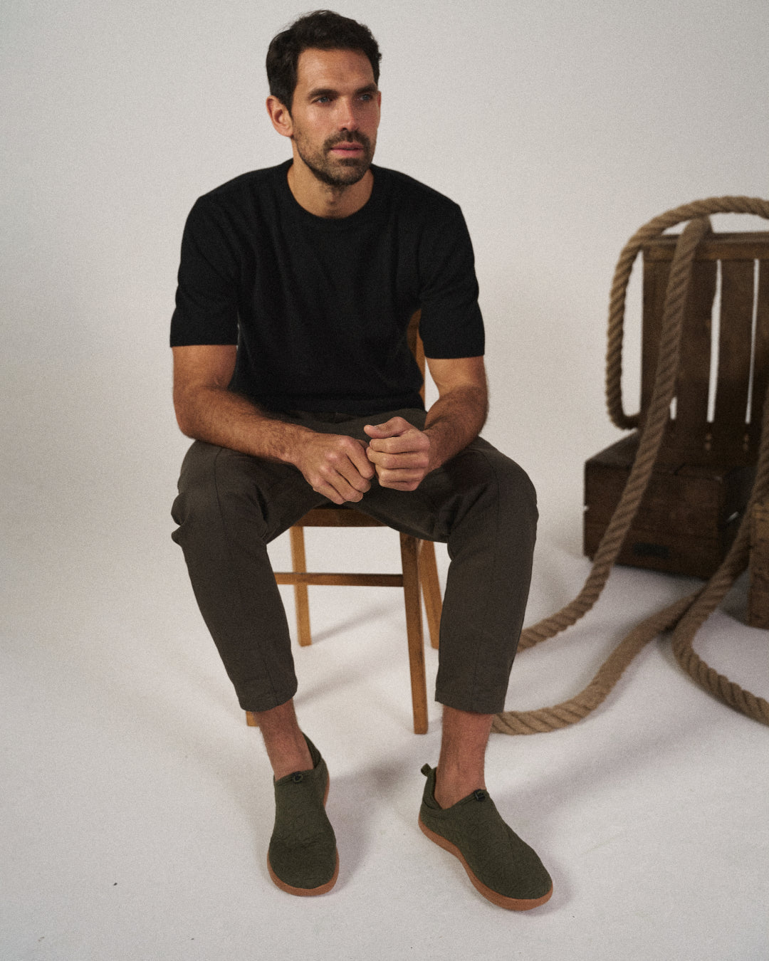 Elliot | Men's Tapered Drawstring Waist Casual Trousers