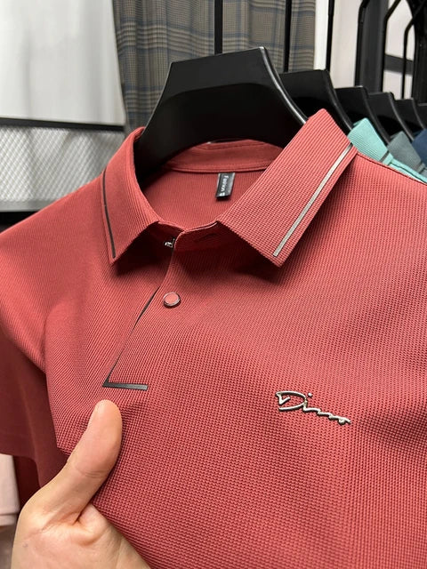 Elliot | Men's Classic Textured Pique Polo Shirt
