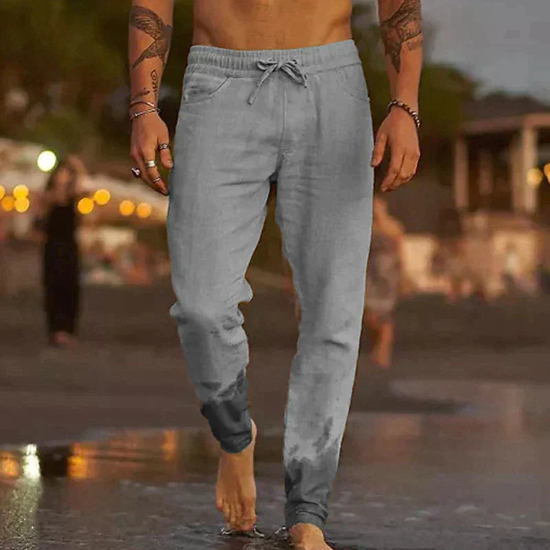 Luca | Men's Relaxed Fit Drawstring Beach Trousers