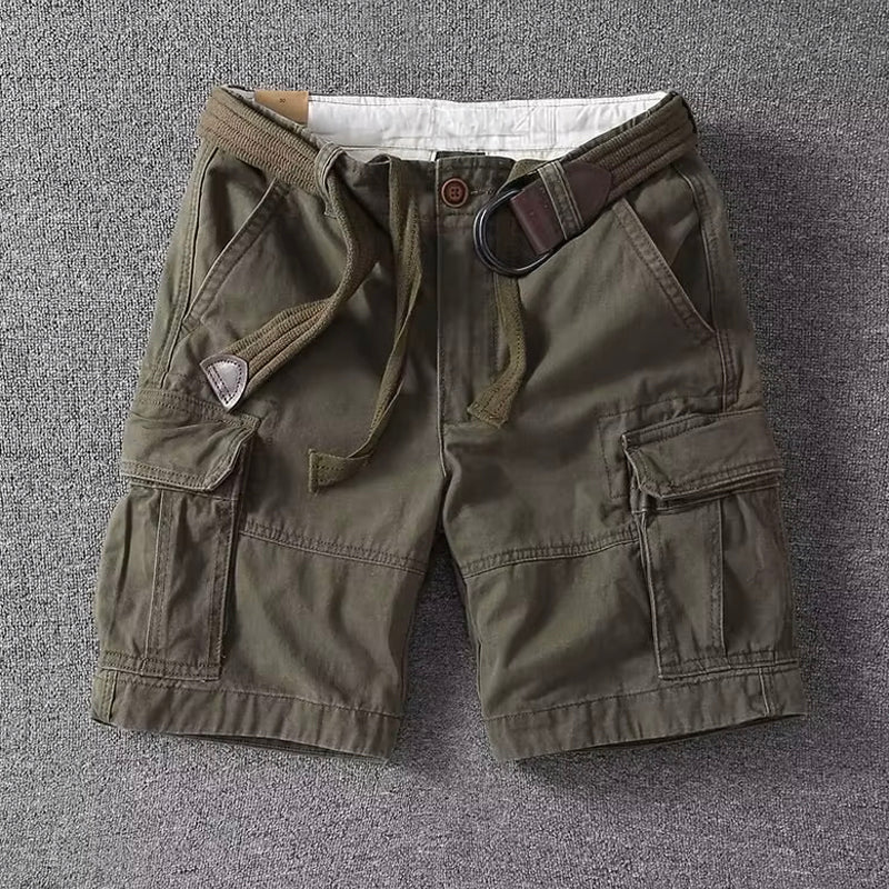 Brock | Men's Multi Pocket Casual Cargo Shorts