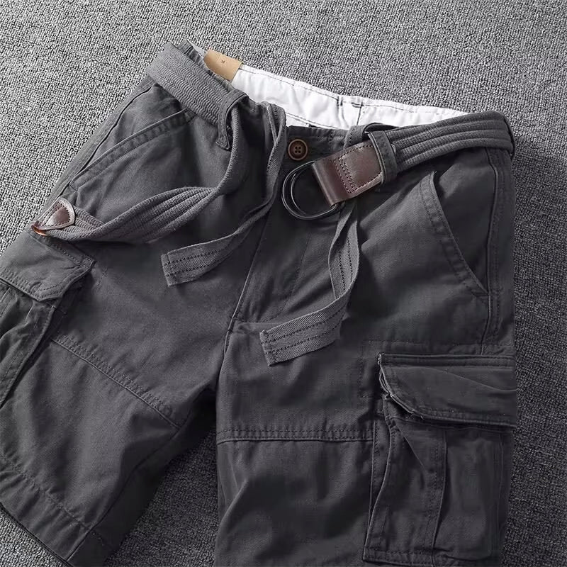 Brock | Men's Multi Pocket Casual Cargo Shorts