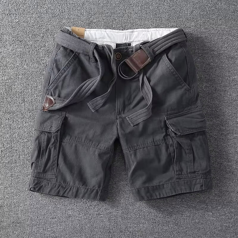 Brock | Men's Multi Pocket Casual Cargo Shorts