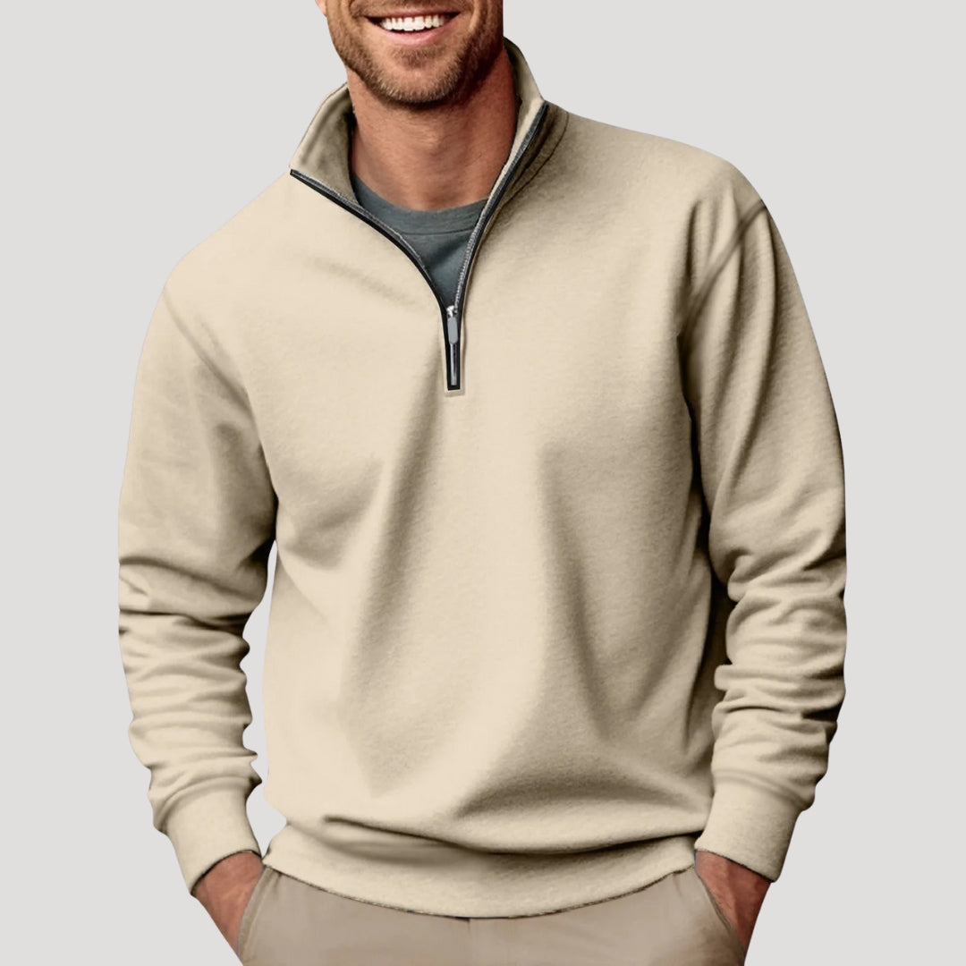 Felix | Men's Casual Quarter Zip Knit Top
