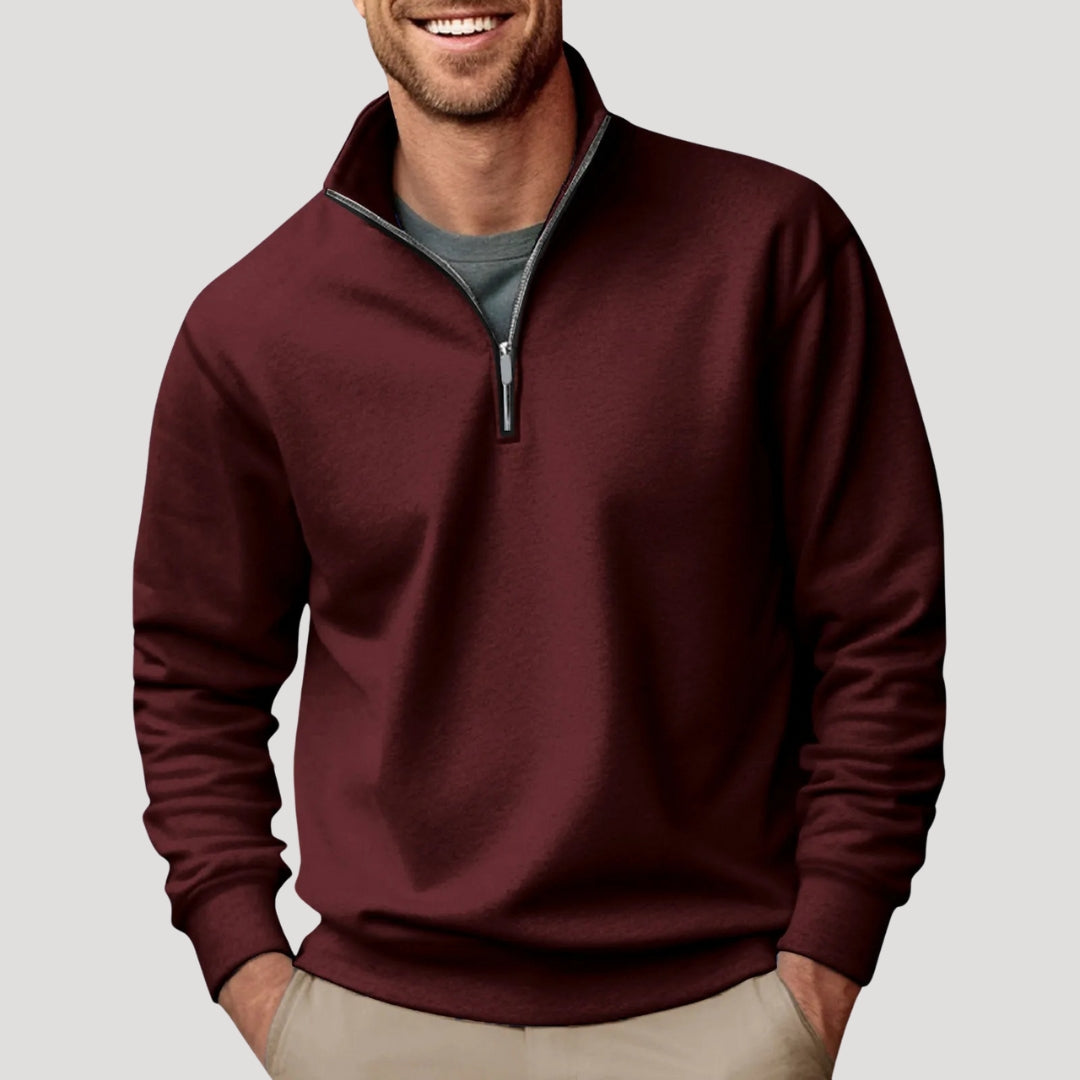 Felix | Men's Casual Quarter Zip Knit Top