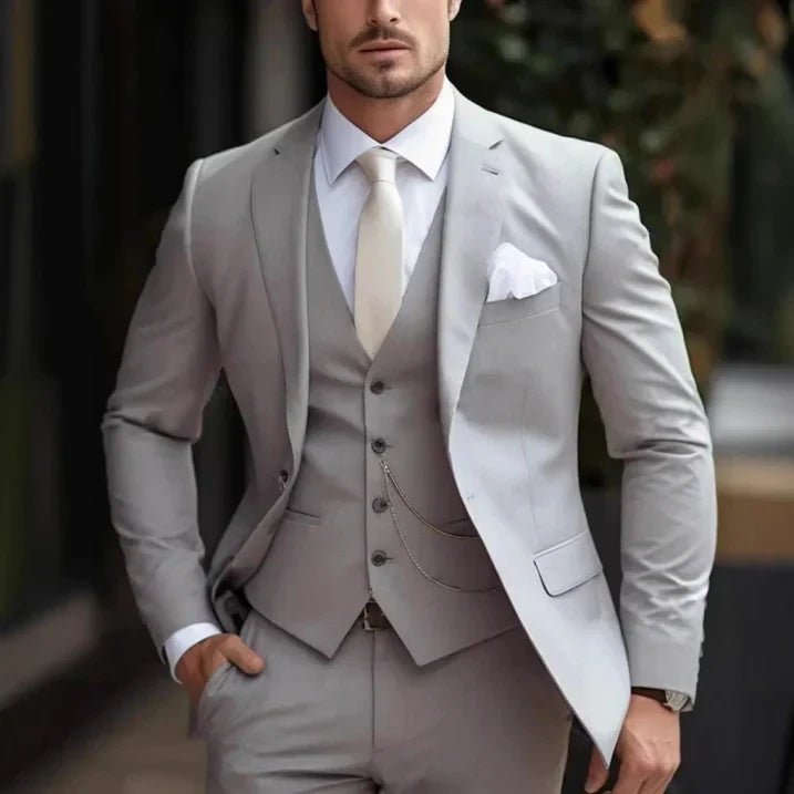 Caleb | Men's Slim Fit Three-Piece Suit