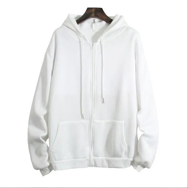 Zara | Women's Cozy Relaxed Fit Zip Front Hoodie