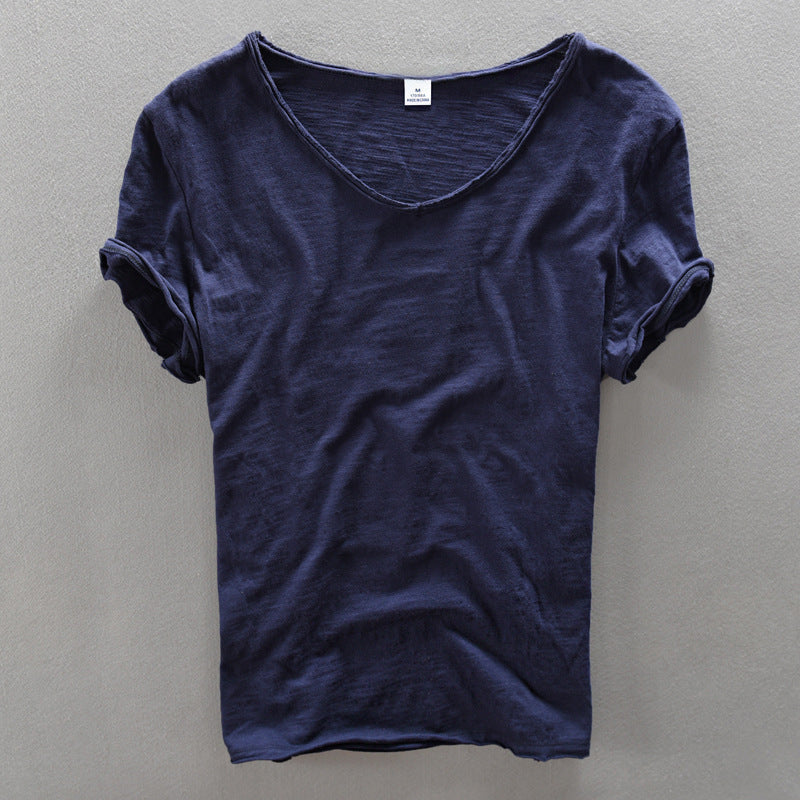 Zayn | Men's Casual Short Sleeve V-Neck T-Shirt