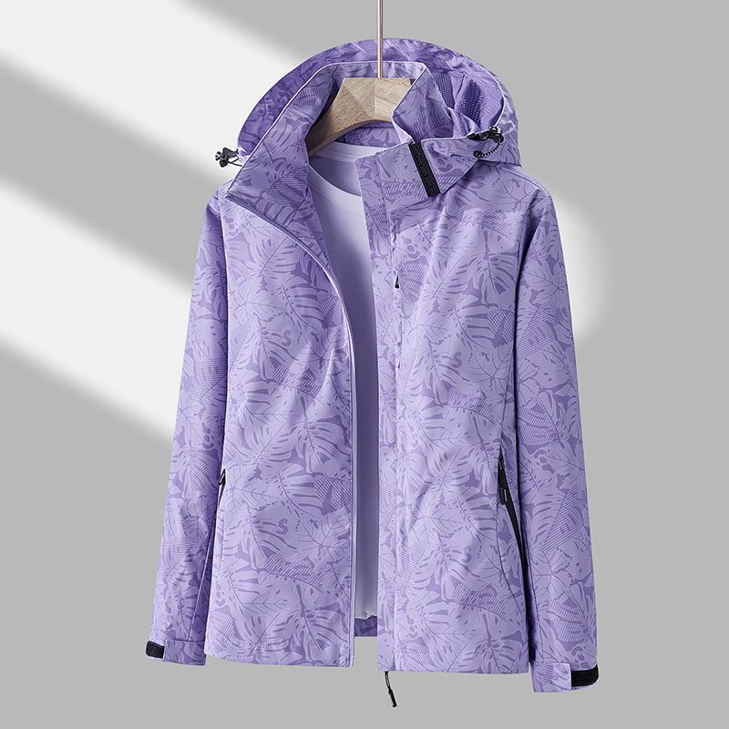 Elowen | Women's Hooded Waterproof Zip-Up Lightweight Jacket