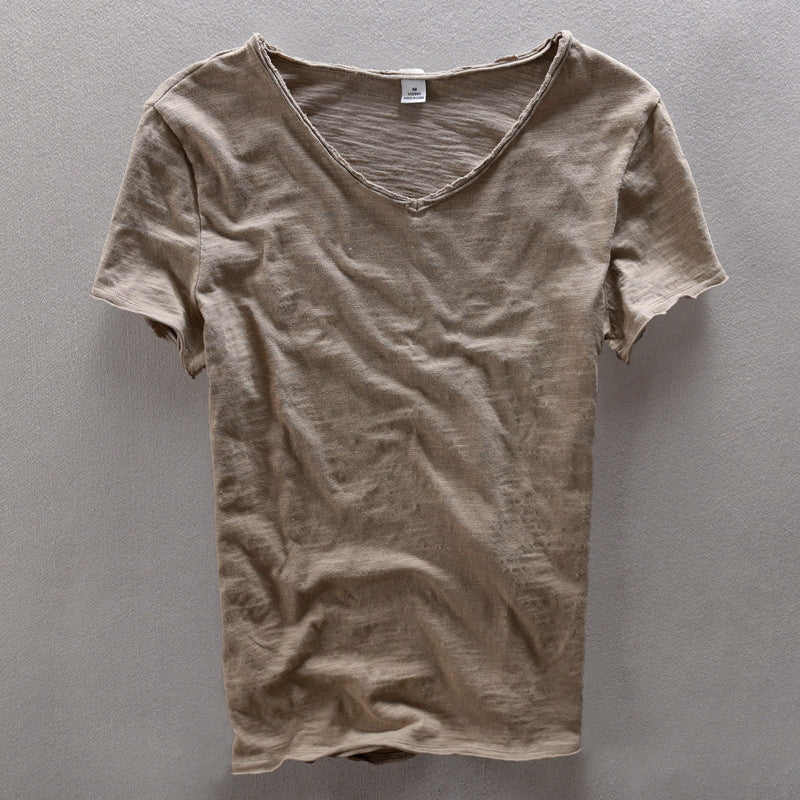 Zayn | Men's Casual Short Sleeve V-Neck T-Shirt