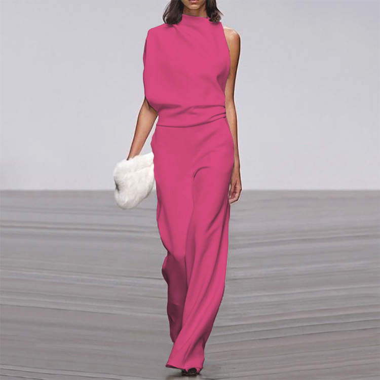Sable | Women's One Shoulder Wide-Leg Outfit