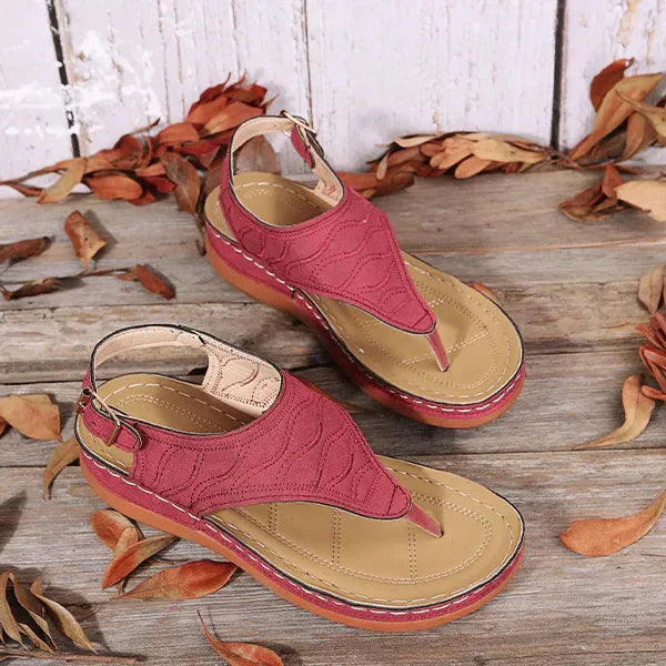 Mila | Women's Open Toe Slingback Flat Sandals