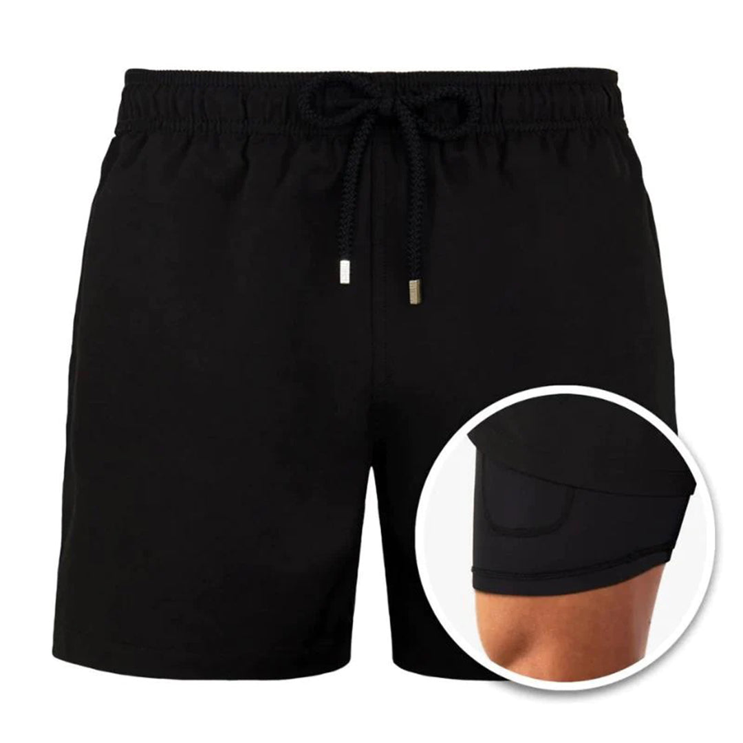 Mason | Men's Swim Shorts With Inner Storage Pockets