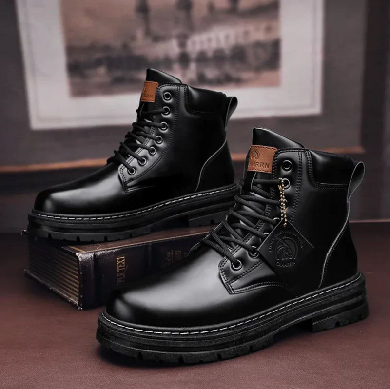 Mason | Men's Orthopedic Lace-Up High Top Boots