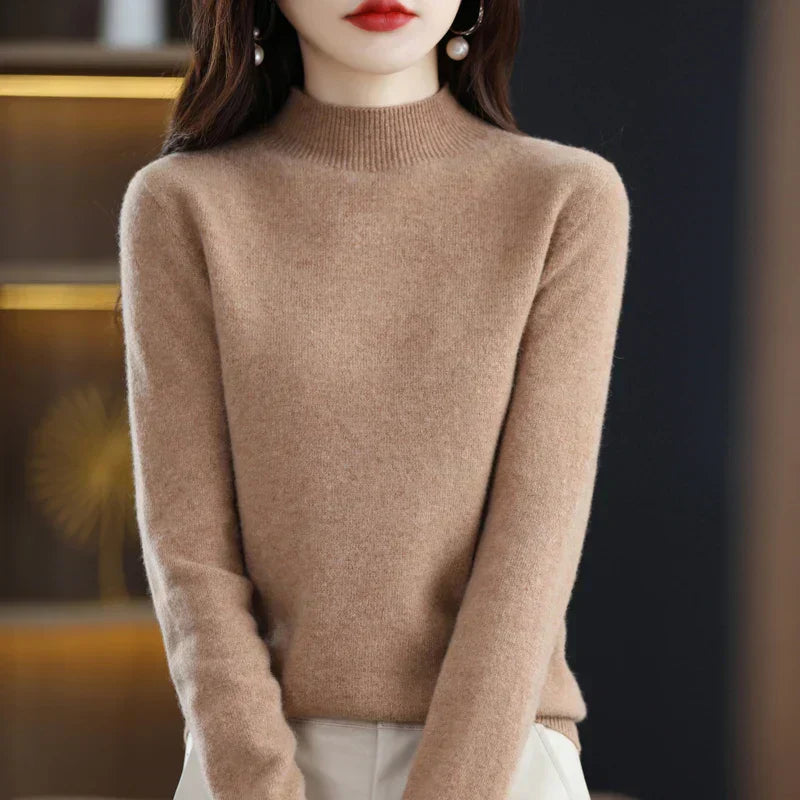 Isla | Women's Soft Knit Turtleneck Sweater