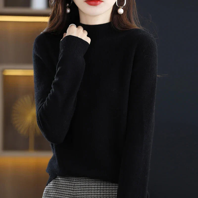 Isla | Women's Soft Knit Turtleneck Sweater