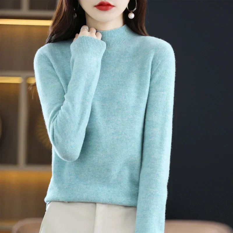 Isla | Women's Soft Knit Turtleneck Sweater
