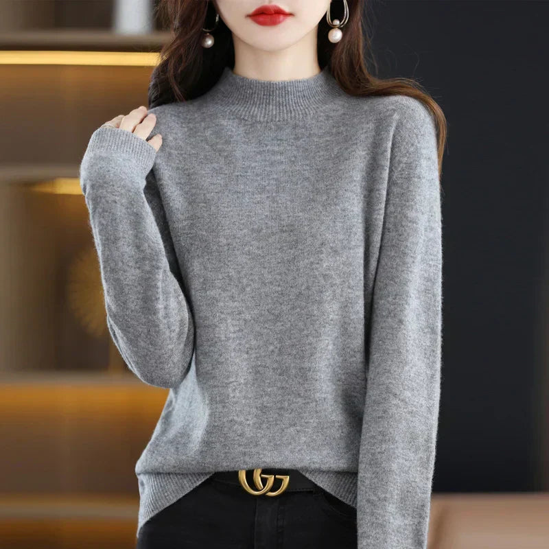Isla | Women's Soft Knit Turtleneck Sweater