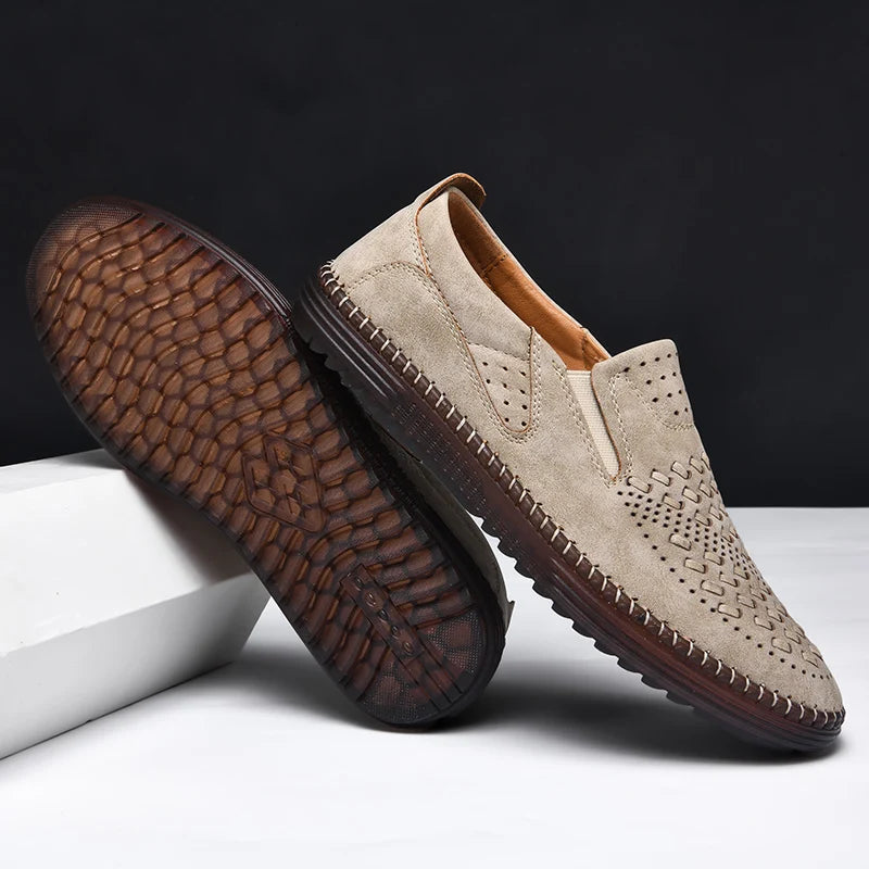 Noah | Men's Woven Slip-On Walking Loafers
