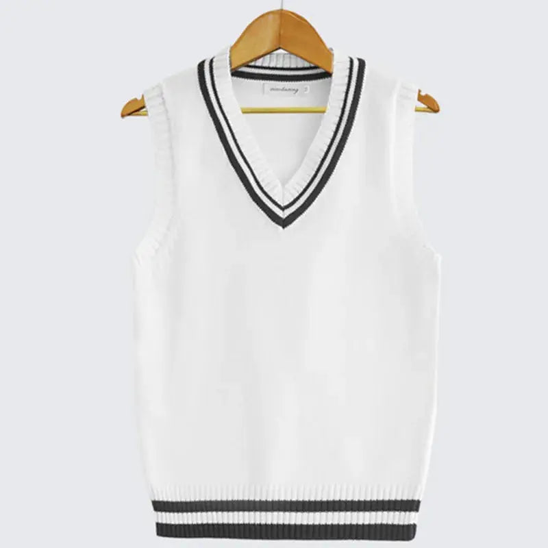 Mateo | Men's V-Neck Cable Knit Sweater Vest