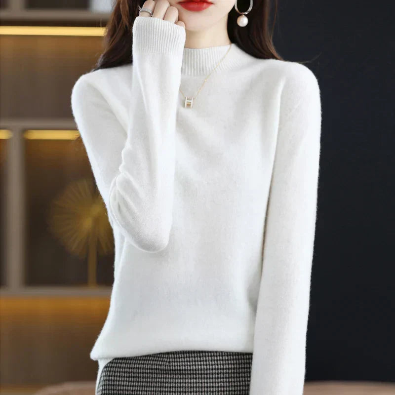 Isla | Women's Soft Knit Turtleneck Sweater